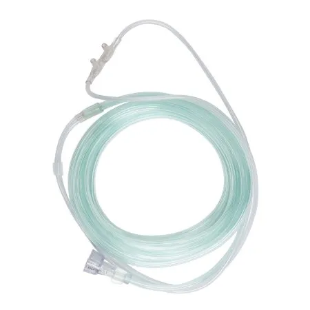 McKesson - 16-0539 - Etco2 Nasal Sampling Cannula With O2 Delivery With Oxygen Delivery Mckesson Adult Curved Prong / Nonflared Tip