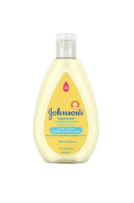 J&J - Johnson's Baby Head-to-Toe - 117483 - Baby Shampoo and Body Wash Johnson's Baby Head-to-Toe 1.7 oz. Flip Top Bottle Scented