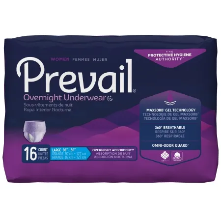 First Quality - Pwx-513 - Prevail For Women Overnight Absorbent Large 44" X 54"