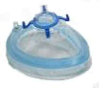 Cardinal - AMLAD6CH - Anesthesia Mask Cardinal Health Tail Valve Style Adult Size 6 Hook Ring