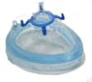 Cardinal - AMTOD3CH - Anesthesia Mask Cardinal Health Tail Valve Style Pediatric Size 3 Hook Ring