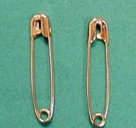 Bioseal - 15301/100 - Safety Pin Number 3 Brass