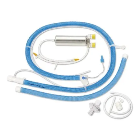 Medline - ConchaSmart - HUD87098KITF - Conchasmart Ventilator Circuit Corrugated Tube 60 Inch Tube Single Limb Adult Without Breathing Bag Single Patient Use Heated Circuit