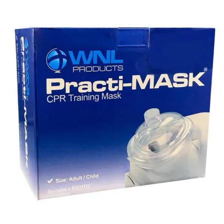 Work N Leisure Products - 5000TM - Practi MASK CPR Trainer with Training Valve Combo Practi MASK Adult / Child