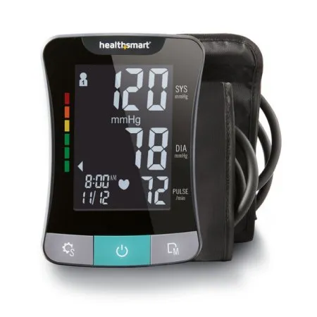 Patterson Medical Supply - Lifesource - 081698125 - Home Automatic Digital Blood Pressure Monitor Lifesource Large Cuff Nylon Cuff 23 - 40 Cm Desk Model