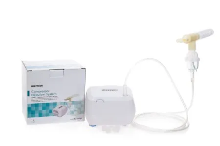 McKesson - 16-3655LT - Brand Brand Compressor Nebulizer System Small Volume Medication Cup Universal Mouthpiece Delivery