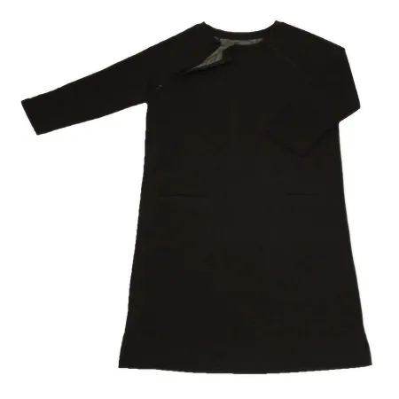 Narrative Apparel - WDBDZ0219 - Dress 3/4 Raglan Sleeve Dark Gray Heather Small