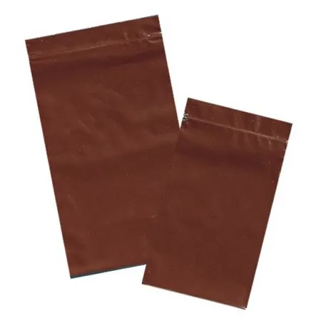Action Health - 85251506921 - Reclosable Bag 6 X 9 Inch Plastic Amber Zipper Closure