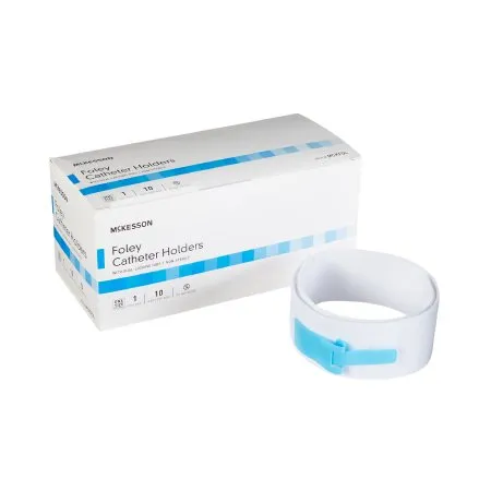 McKesson - MCKFOL - Leg Strap 2 X 24 Inch Length Dual Locking Tabs Stretch Material Hook and Loop Closure Nonsterile