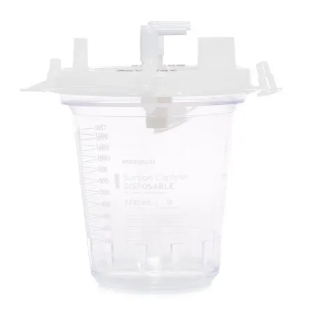 McKesson - 16-43203-01 - Suction Canister 1200 mL Pour Lid