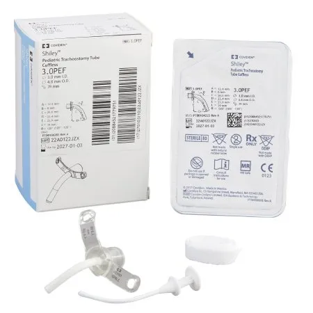 Medtronic MITG - Shiley - 3.0PEF - Uncuffed Tracheostomy Tube Shiley Size 3.0 Pediatric