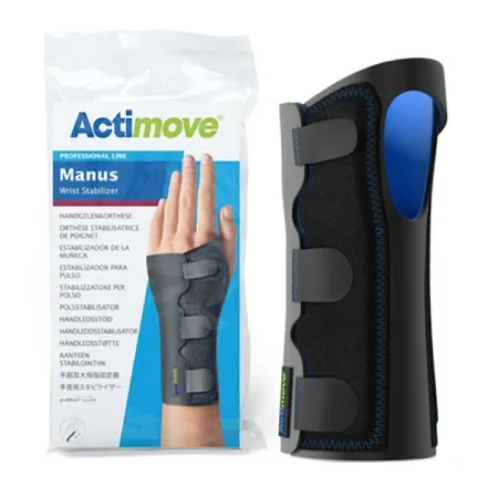 BSN Medical - Actimove Manus Professional Line - 7234852 - Wrist Brace Actimove Manus Professional Line COOLMAX AIR / Metal Left or Right Hand Black Large