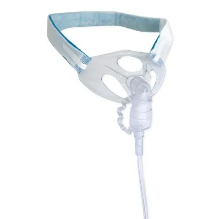 Medline - OxyMulti-Mask - OAT1025ML - Trach Mask Oxymulti-mask Elongated Style Adult One Size Fits Most Adjustable Head Strap