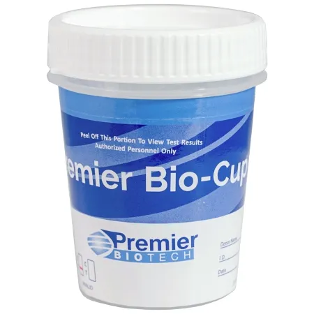 Premier Biotech - PCA-12MTS-AT - Drugs of Abuse Test Bio-Cup 12-Drug Panel AMP500 BAR300BZO300COC150MET500MDMA500MOPOPI300MTD300OXY100PCP25TCA1000 THC50 -CR pH SG-  25-cs