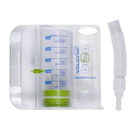 Medline - HUD8884719011 - Voldyne Incentive Spirometer 2500 mL Single Use