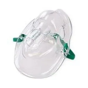MedSource International - MS-25087 - Aerosol Mask Medsource Elongated Style Infant One Size Fits Most Adjustable Head Strap / Nose Clip
