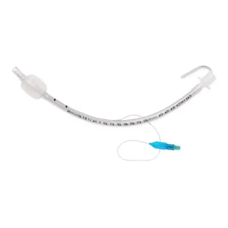 Medline - DYNJAETC70S - Cuffed Endotracheal Tube Curved 7.0 Mm Adult Murphy Eye