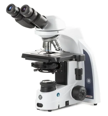 Globe Scientific - iScope - EIS-1152-PLPHI - Iscope Compound Microscope Siedentopf Type Binocular Head Plan Ph Ios 10x, 20x, S40x, X100x Oil Immersion Rackless Mechanical Stage With Integrated X-y Stage