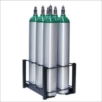 Responsive Respiratory - 150-0152DOTSC - 25 Cyl - D / E Layered Cart W/ Door - Steel Casters