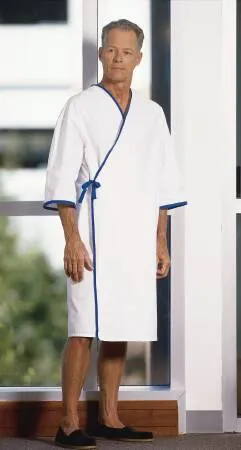 Fashion Seal Uniforms - 627 - Patient Exam Gown One Size Fits Most White Reusable
