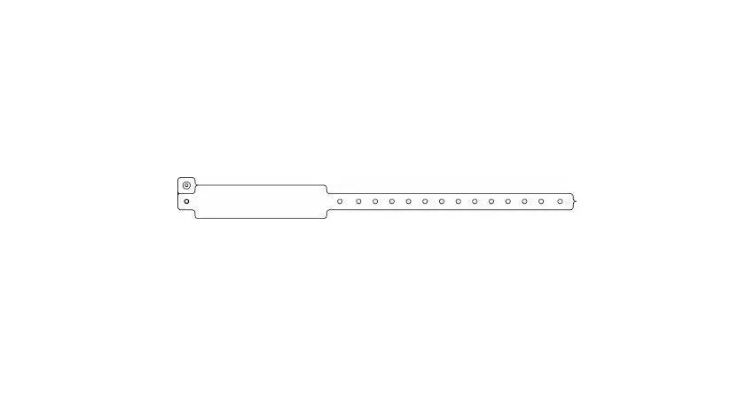 Precision Dynamics - Speedi-Band - 420-14-PDM - Identification Wristband Speedi-band Write On Band Permanent Snap Without Legend