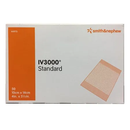 Smith & Nephew - IV3000 - 4973 -  Catheter Securement Dressing  Film 4 X 5 Inch Sterile