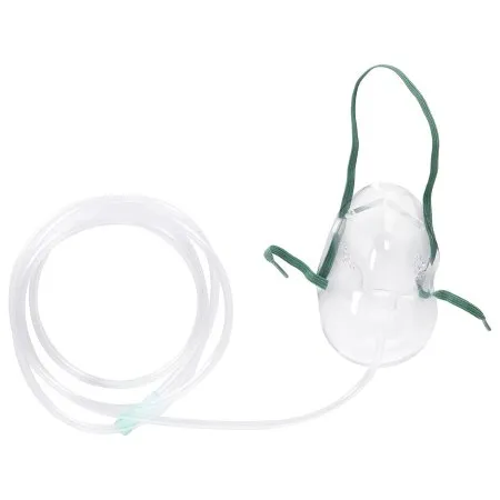 VyAire Medical - AirLife - 001201 - Carefusion   Adult Vinyl Oxygen Mask 7', Medium Concentration, Latex Free, Disposable
