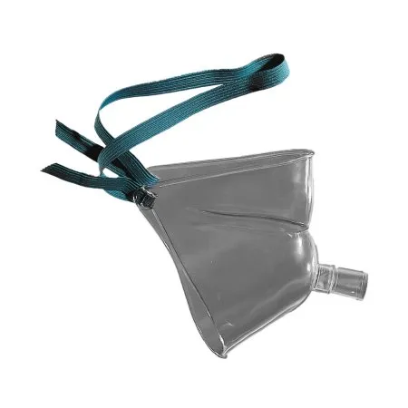 VyAire Medical - AirLife - 001220 -  Oxygen Face Tent  Face Tent Style Adult One Size Fits Most Adjustable Head Strap