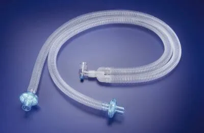 Smiths Medical ASD - Portex - 371804-NL - Portex Anesthesia Breathing Circuit Corrugated Tube 60 Inch Tube Dual Limb Adult 3 Liter Bag Single Patient Use
