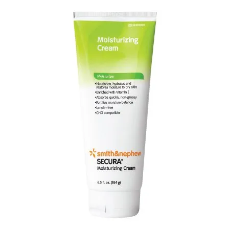 Smith & Nephew - Secura - From: 59431900 To: 59432000 -  Hand and Body Moisturizer  6.5 oz. Tube Unscented Cream