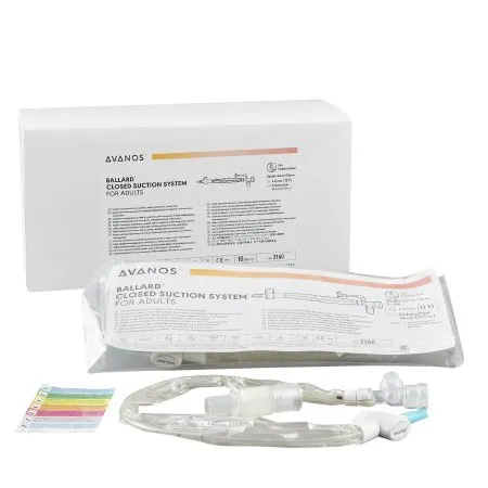 Avanos Medical - Trach Care - 2160 -  Closed Suction Catheter  12 Fr. / 4mm