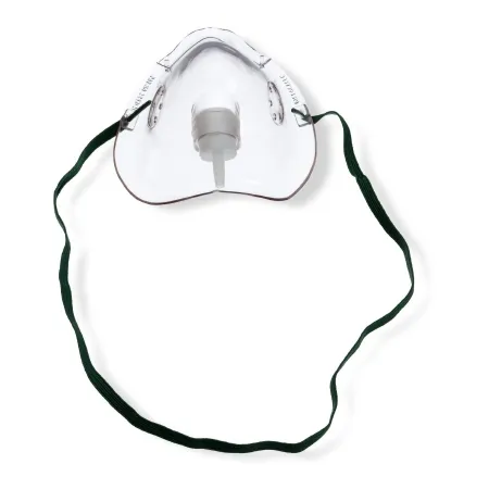 Medline - Hudson RCI - 1048 - Oxygen Mask Hudson RCI Standard Style Adult One Size Fits Most Adjustable Head Strap / Nose Clip