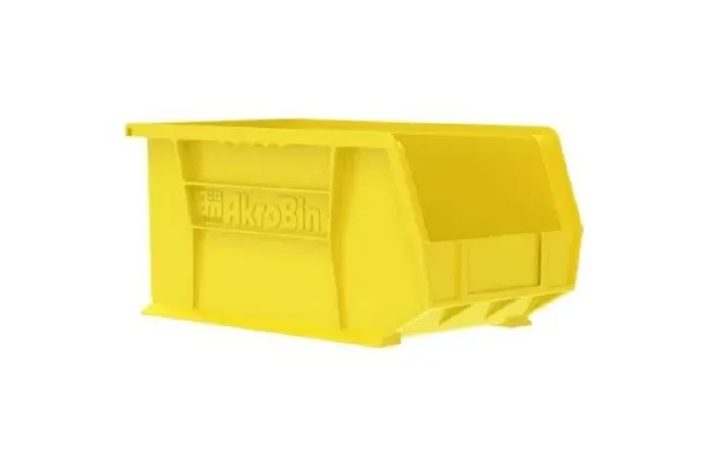 Akro-Mils - Akrobins - 30240YELLO - Storage Bin Akrobins Yellow Plastic 7 X 8-1/4 X 14-3/4 Inch