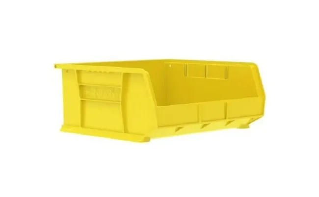 Akro-Mils - Akrobins - 30250YELLO - Storage Bin Akrobins Yellow Plastic 7 X 14-3/4 X 16-1/2 Inch