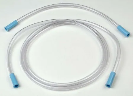 Allied Healthcare - Gomco - S610100 -  Suction Connector Tubing  15 Inch Length / 6 Foot Length 0.25 Inch I.D. Sterile Female Connector Clear Smooth OT Surface PVC