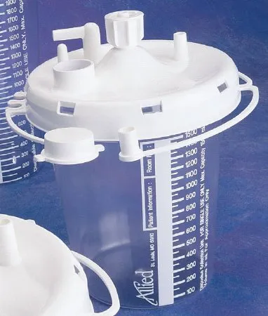 Allied Healthcare - Allied - 20-08-0004 -  Suction Canister  1500 mL Snap On Lid