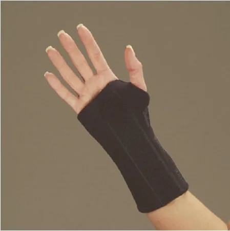 DeRoyal - NE7739-73 - Cock-up Wrist Brace Deroyal Low Profile Neoprene Right Hand Black Large