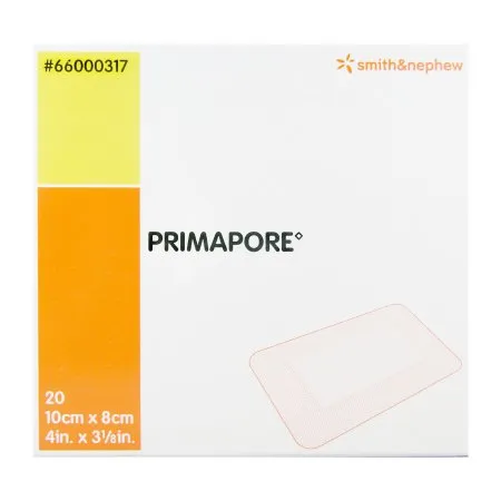 Smith & Nephew - Primapore - 66000317 -  Adhesive Dressing  3 1/8 X 4 Inch Rectangle Sterile