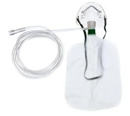Medline - HUD1000 - Oxygen Mask Standard Style Pediatric Adjustable Head Strap / Nose Clip