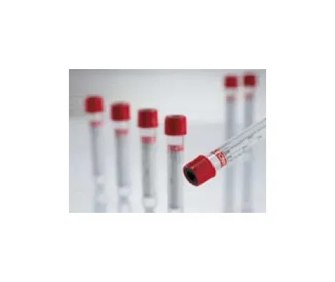 Greiner Bio-One - VACUETTE Z Serum Clot Activator - 456089 -   Venous Blood Collection Tube Serum Tube Clot Activator Additive 13 X 100 mm 6 mL Red / Black Ring Pull Cap Polyethylene Terephthalate (PET) Tube