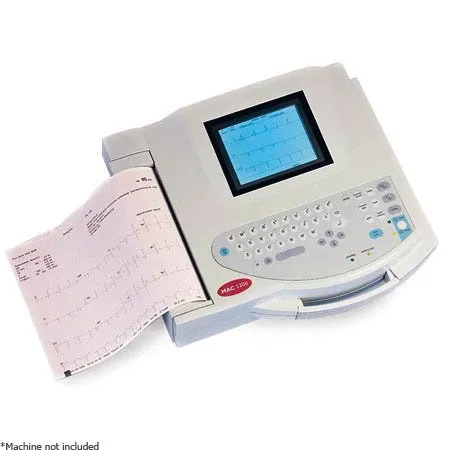 VyAire Medical - 2009828-061 - Chart Paper, 155 mm, CASE/ CASE 8000, 150 sheets/pk, 16 pk/cs (Continental US Only)
