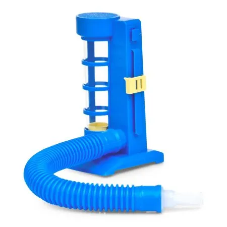 Medline Industries - HUD715700 - Air-eze incentive deep breathing exerciser. Wide flow rate from as low as 200cc/sec. To 1200cc/sec. Compact, low-resistance design. Sliding incentive indicator.