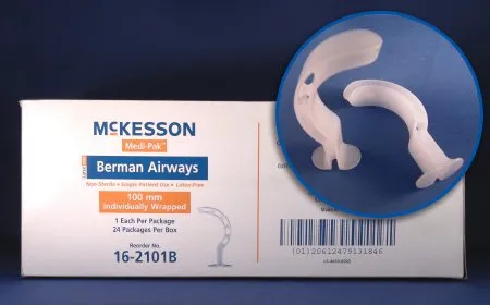 McKesson - 16-241B - Berman Oropharyngeal Airway Mckesson 40 Mm Length