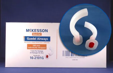 McKesson - 16-251G - Guedel Oropharyngeal Airway Mckesson 50 Mm Length