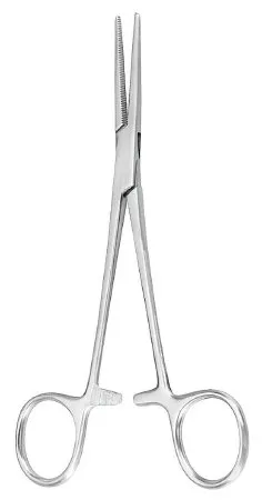 McKesson - 43-1-447 - Argent Hemostatic Forceps Argent Crile 5 1/2 Inch Length Surgical Grade Stainless Steel NonSterile Ratchet Lock Finger Ring Handle Straight