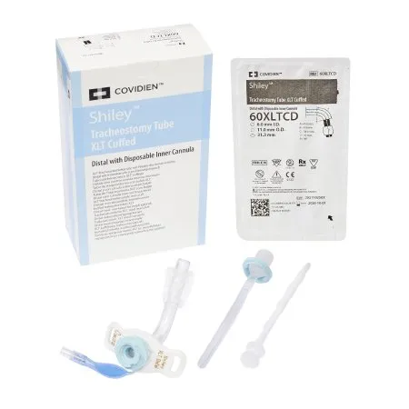 Medtronic MITG - Shiley XLT - 60XLTCD - Cuffed Tracheostomy Tube Shiley XLT Disposable IC Size 6.0 Adult