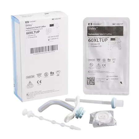 Medtronic - Shiley XLT - 60XLTUP - MITG  Uncuffed Tracheostomy Tube  Disposable IC Size 6.0 Adult