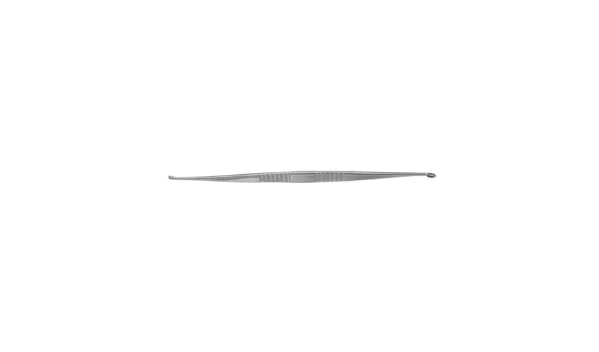 Integra Lifesciences - Padgett - PM-1476A - Bone Curette Padgett Volkmann 8-1/2 Inch Length Double-ended Handle 3 X 5 mm Tip / 5 X 10 mm Tip Oval Cup Tip
