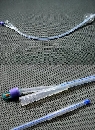Amsino - AMSure - AS41014S - International  Foley Catheter  2 Way Standard Tip 5 cc Balloon 14 Fr. Silicone