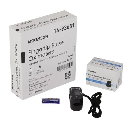 McKesson - 16-93651 - Fingertip Pulse Oximeter